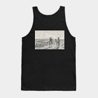 Los Llanos skeletons vultures travellers Tank Top